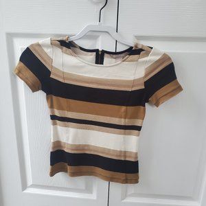 Banana Republic Striped Luxury Knit Shirt